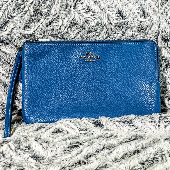 EUC - COACH DOUBLE ZIP WALLET (F87587) - Picture 1 of 4